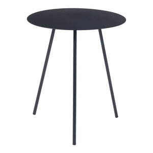 Mesa auxiliar Sula de metal negro en varios tamaños [en.casa]