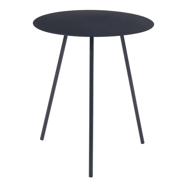 Mesa auxiliar Sula de metal negro en varios tamaños [en.casa]
