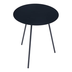 Mesa auxiliar Sula de metal negro en varios tamaños [en.casa]