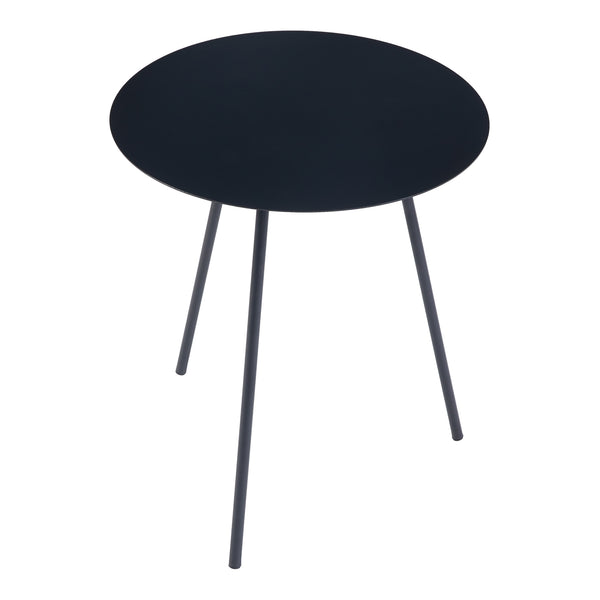 Mesa auxiliar Sula de metal negro en varios tamaños [en.casa]