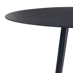 Mesa auxiliar Sula de metal negro en varios tamaños [en.casa]