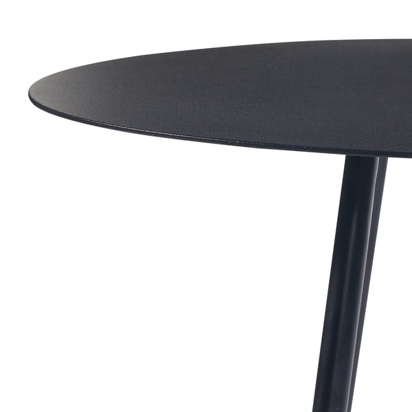 Mesa auxiliar Sula de metal negro en varios tamaños [en.casa]