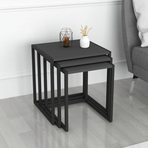 Mesa de comedor Sunnfjord juego de 3 en varios colores [en.casa]