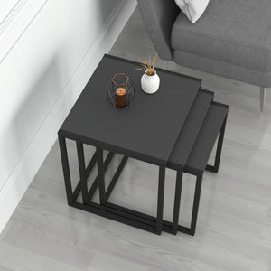 Mesa de comedor Sunnfjord juego de 3 en varios colores [en.casa]