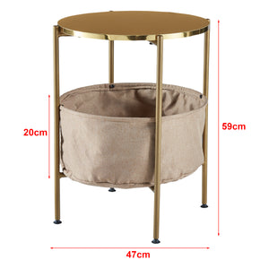 Mesa auxiliar Suonenjoki 59x47cm en varios colores [en.casa]