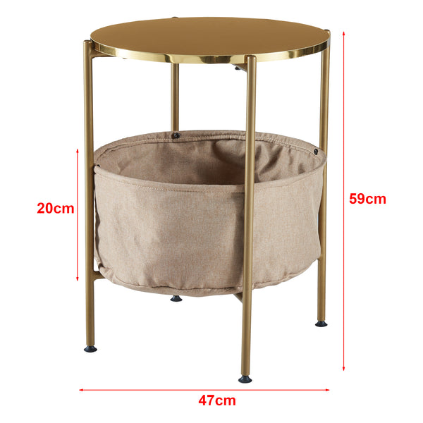 Mesa auxiliar Suonenjoki 59x47cm en varios colores [en.casa]