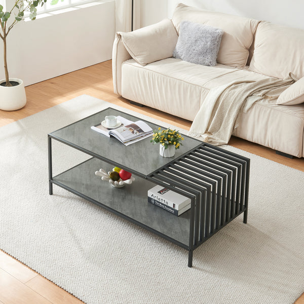 Mesa de centro Pärghos 120x60x45 cm [en.casa]