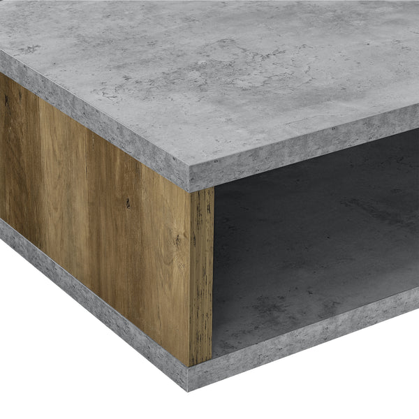 Mesa de centro Oelsnitz 75x75x30 cm metal en varios colores en.casa