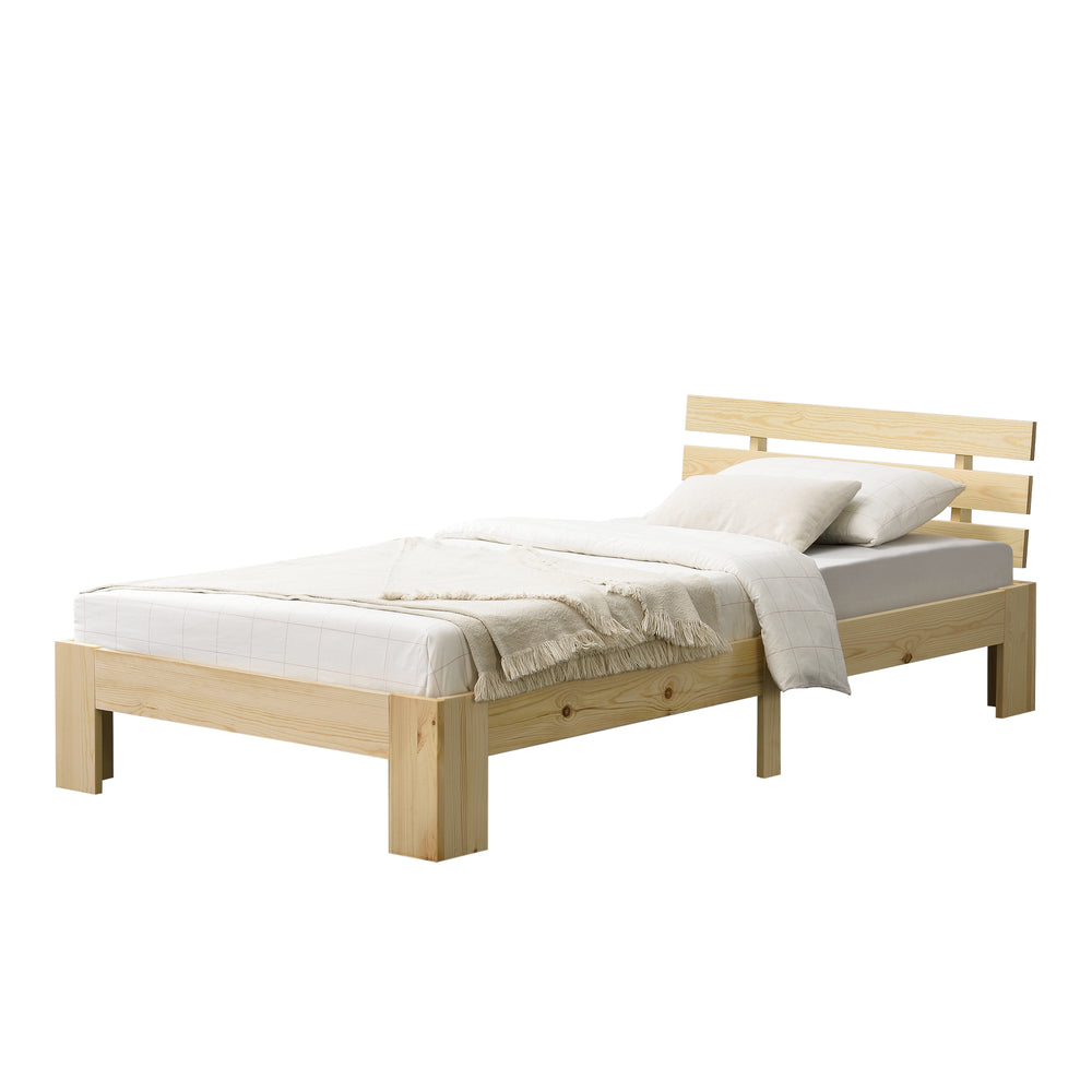 Cama de madera Nivala con cabecero varios colores y tamaños en.casa - premiumXL