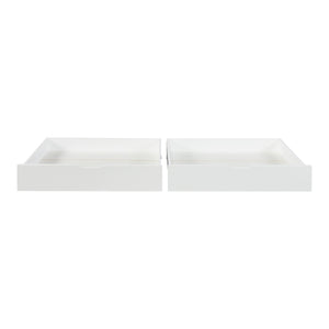 Cajón de cama Set de 2 Ydre Blanco [en.casa]