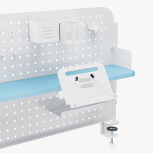 Organizador de escritorio para sujetar Sauda 114x68 cm acero [en.casa]