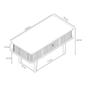 Mesa de centro Tysvær [en.casa]