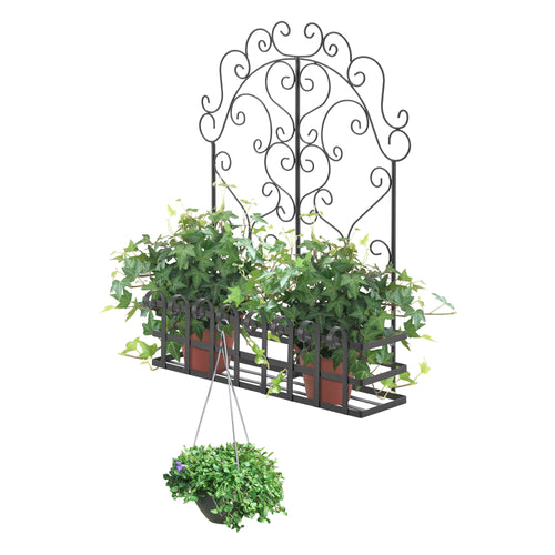 Soporte para plantas Bjerkreim 65x50x18cm [casa.pro]