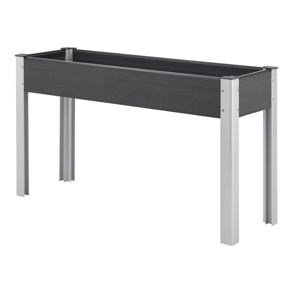 Cama elevada Beverwijk gris oscuro en varios tamaños [en.casa] - premiumXL