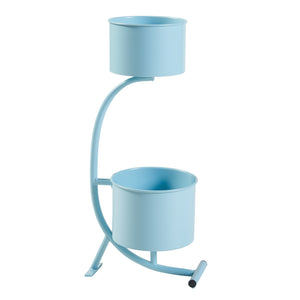Soporte para flores Almelo 63x29x21cm Metal [en.casa]