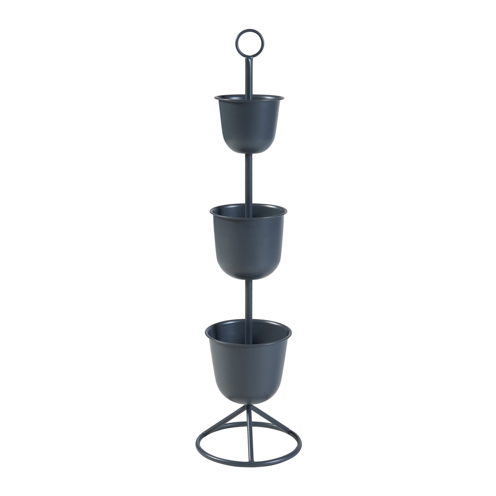 Soporte para plantas Alphen con macetas de metal [en.casa] - premiumXL