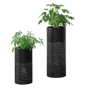 Soporte para plantas Virton juego de 2 negro en.casa - premiumXL