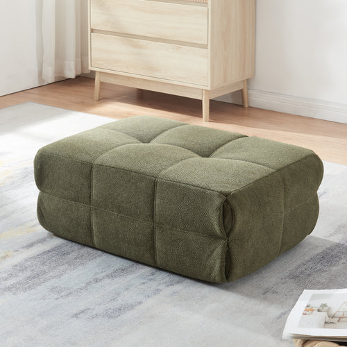 Reposapiés Koskyvn 35x80x55 cm Textil [en.casa]