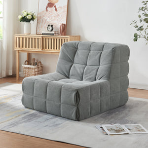 Sillón de suelo Koskyvn 75x90x100 cm Textil [en.casa]