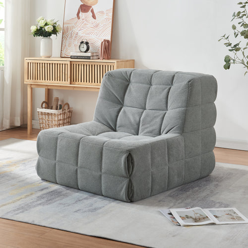 Sillón de suelo Koskyvn 75x90x100 cm Textil [en.casa]