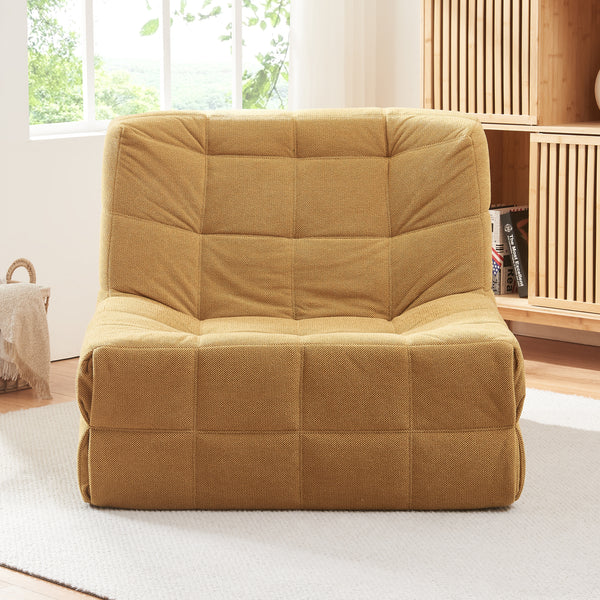 Sillón de suelo Koskyvn 75x90x100 cm Textil [en.casa]