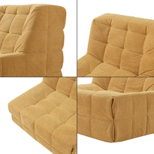 Sillón de suelo Koskyvn 75x90x100 cm Textil [en.casa]