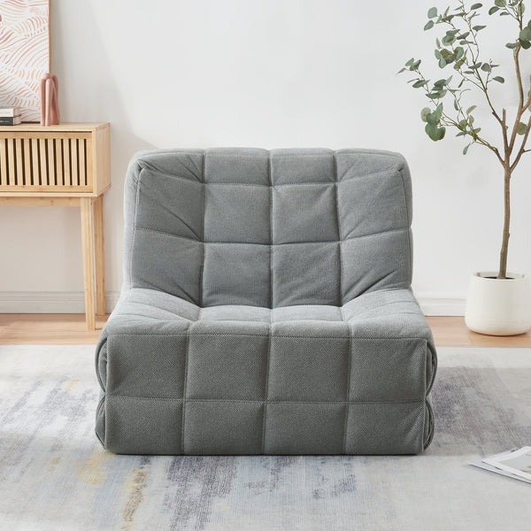 Sillón de suelo Koskyvn 75x90x100 cm Textil [en.casa]