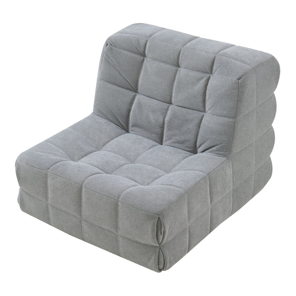 Sillón de suelo Koskyvn 75x90x100 cm Textil [en.casa]