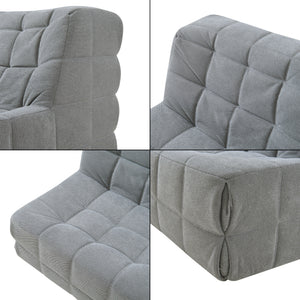 Sillón de suelo Koskyvn 75x90x100 cm Textil [en.casa]