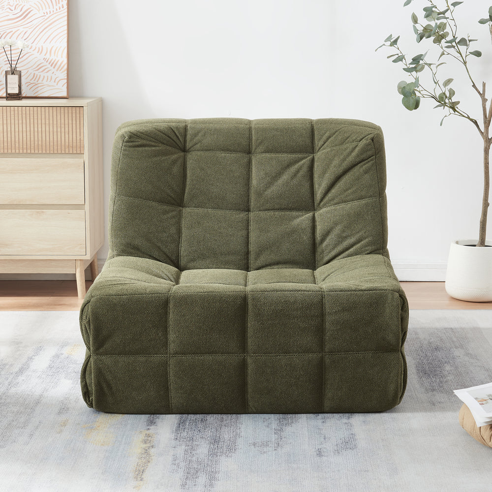 Sillón de suelo Koskyvn 75x90x100 cm Textil [en.casa]