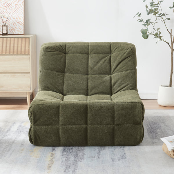 Sillón de suelo Koskyvn 75x90x100 cm Textil [en.casa]