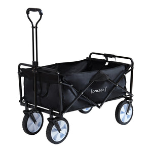 Carro de mano Stenlille 84x55 cm máx. 80kg Negro [pro.tec]
