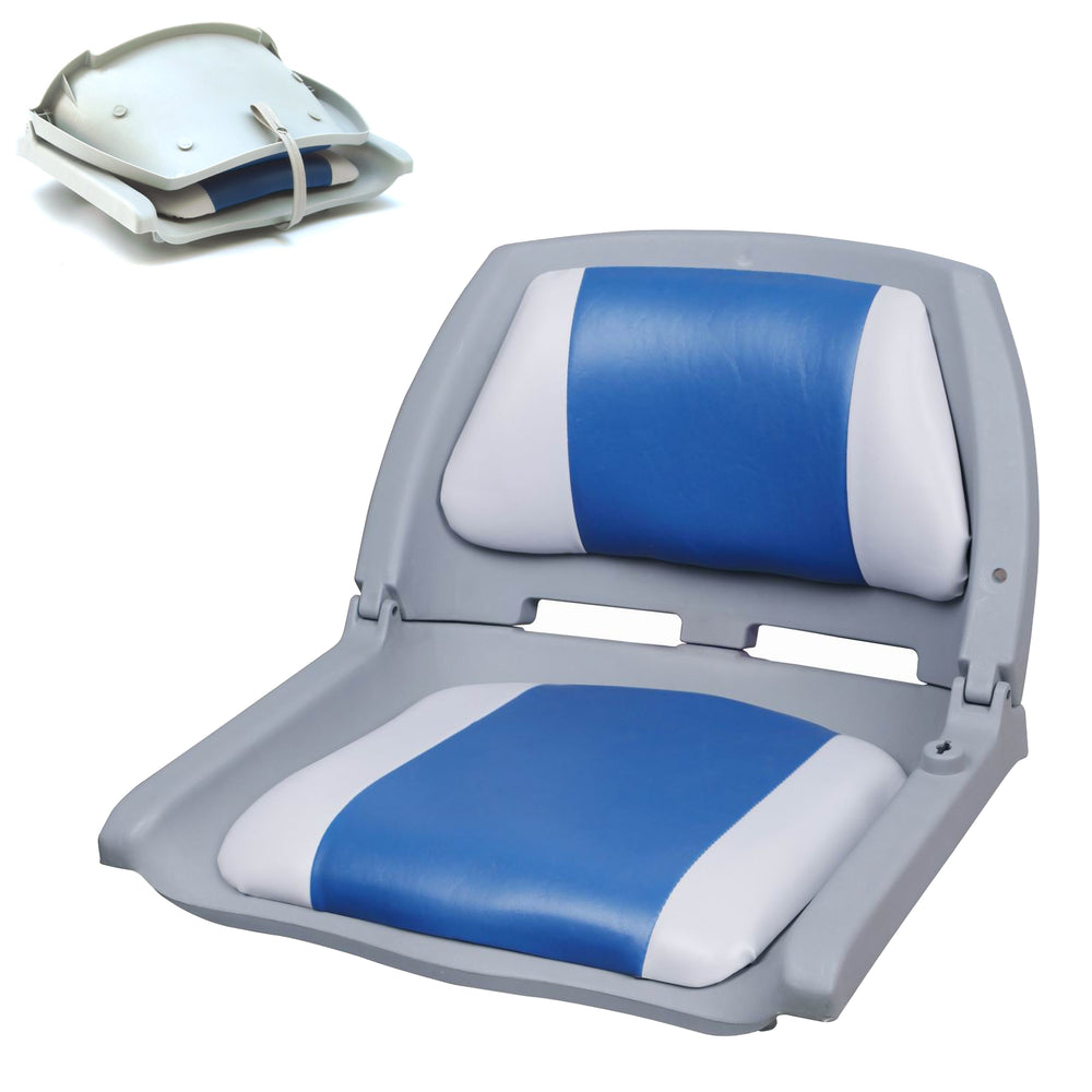 Asiento de barco 52x48x40 cm cuero sintético impermeable en varios colores pro.tec