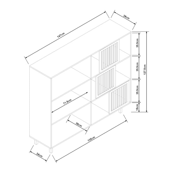 Estantería Ypäjä [en.casa]