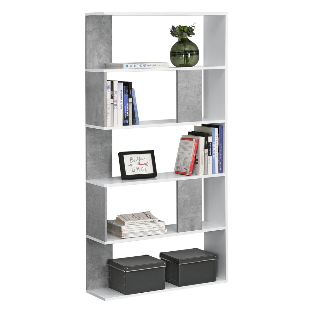 Estantería Aneby 159x80x24cm con 5 estantes varios colores [en.casa] - premiumXL