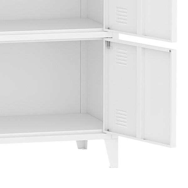 Armario de oficina Hamina 113x80x40cm en varios colores [en.casa]