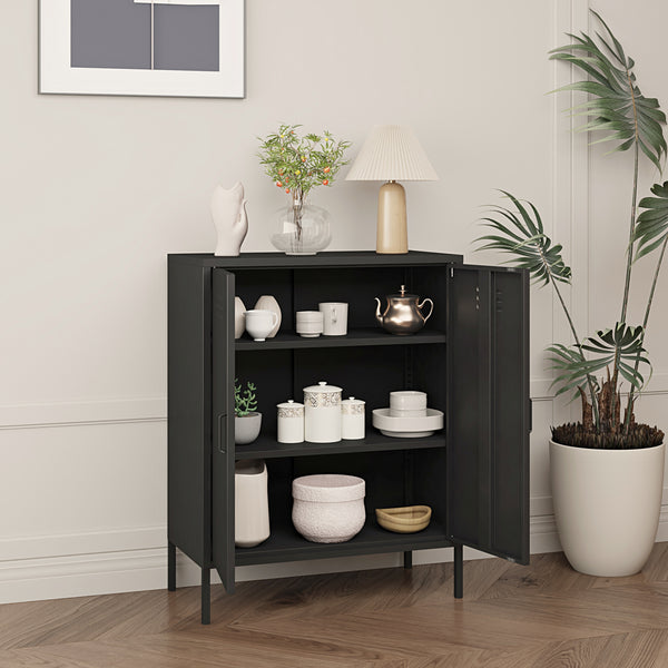 Armario de oficina Pyhäranta Metal [en.casa]