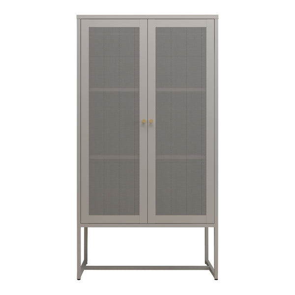 Armario de oficina Sund metal gris [en.casa]