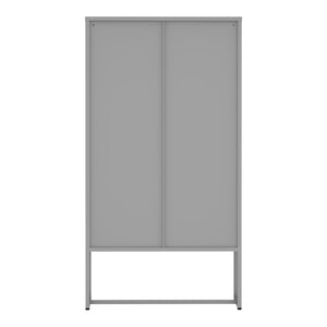 Armario de oficina Sund metal gris [en.casa]