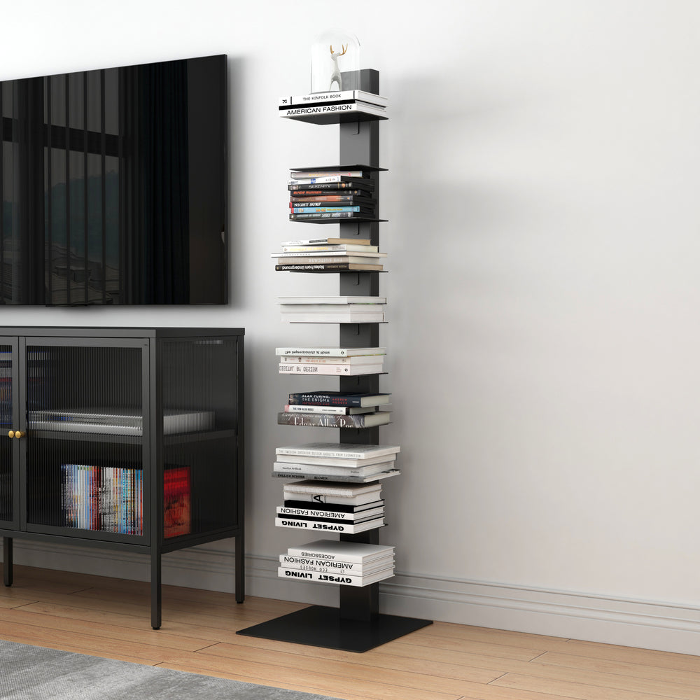 Librería Eksjö con 10 estantes 150x39x39 cm - [en.casa]