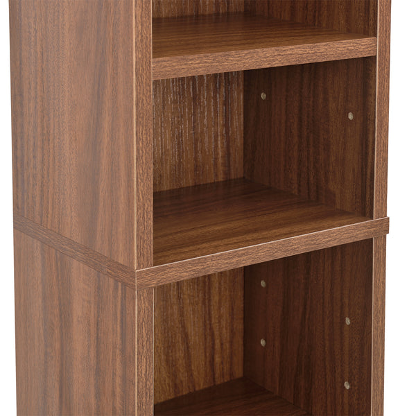 Estantería para CD Tynset 175x20x20 cm con 12 compartimentos [en.casa]