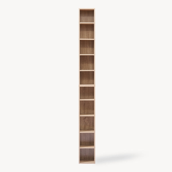 Estantería para CD Tynset 187x20x17 cm con 10 compartimentos [en.casa]