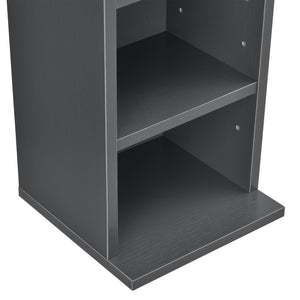 Estantería para CD Tynset 90x20x20 cm con 6 compartimentos [en.casa]