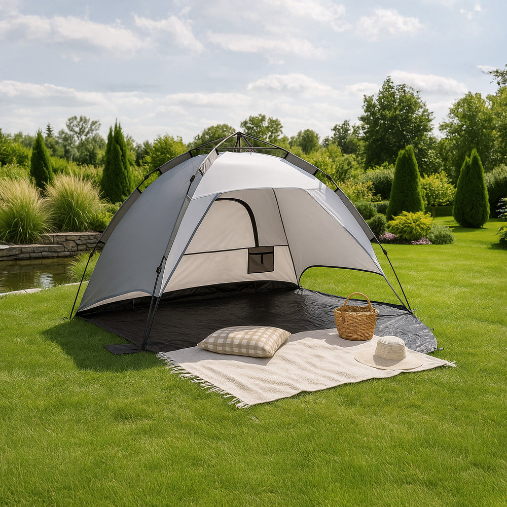 Carpa de playa Mullsjö Pop Up 215x135x140cm [pro.tec]