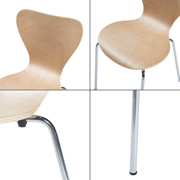 Silla de comedor Essunga juego de 4 [en.casa]