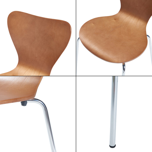 Silla de comedor Essunga juego de 4 [en.casa]