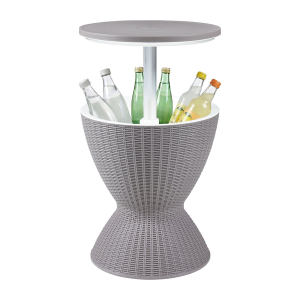 Mesa nevera Atessa exterior 30 L plástico 58xØ49cm [casa.pro]