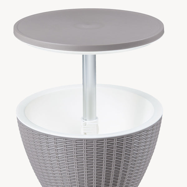 Mesa nevera Atessa exterior 30 L plástico 58xØ49cm [casa.pro]