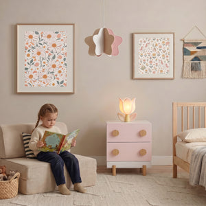 Mesita de noche para niños Vaarentaa 47x40x35 cm [en.casa]