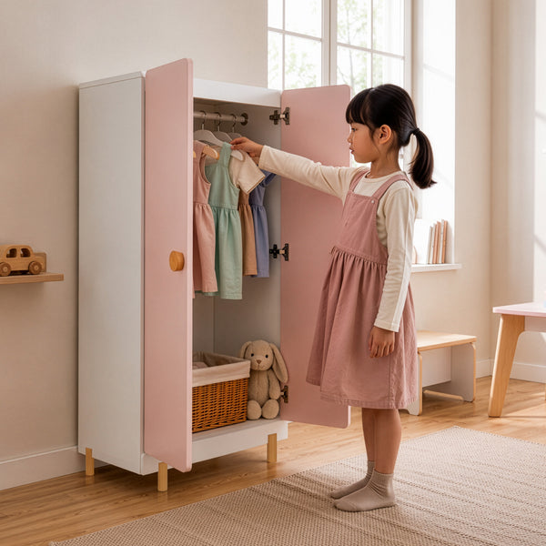 Armario para ropa infantil Vaarentaa [en.casa]